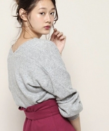 PAGEBOY | ウールミックスVネックニット(ニット/セーター)