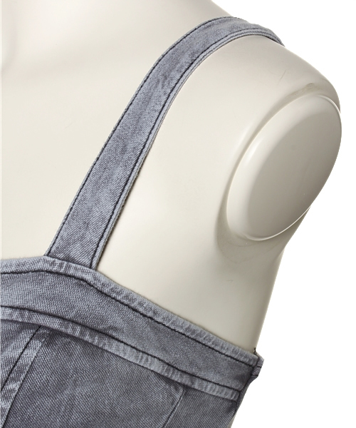 TOPSHOP（トップショップ）の「DENIM ZIP BRALET（その他トップス・レディース・グレー・6/10/12/8）」の7枚目の写真