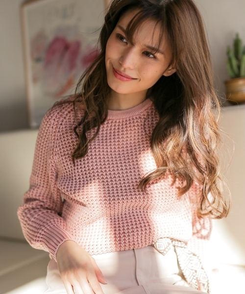 Bayflow ベイフロー の Bayflow アゼフェイドニットプルオーバー 18ss ニット セーター Wear