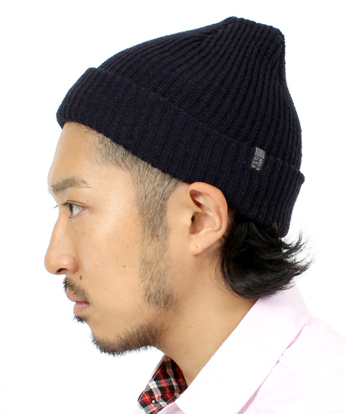 BEAMS（ビームス）の「◎BEAMS / USA ニット CAP（ニットキャップ/ビーニー・メンズ・グレー/ブラック/レッド/グリーン/ブルー/ネイビー・ONE SIZE）」の4枚目の写真