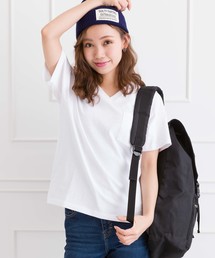 SpRay | ポケ付Ｖネック　Ｔシャツ(Tシャツ/カットソー)