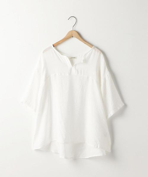 coen（コーエン）の「ヴィンテージサテンブラウス（シャツ/ブラウス・レディース・ホワイト/ネイビー/イエロー・FREE）」の18枚目の写真