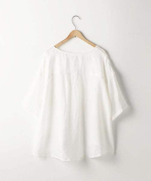 coen（コーエン）の「ヴィンテージサテンブラウス（シャツ/ブラウス・レディース・ホワイト/ネイビー/イエロー・FREE）」の17枚目の写真