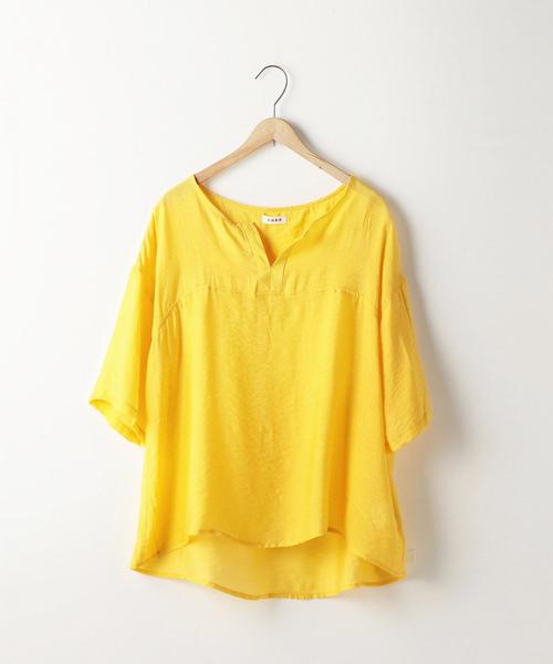 coen（コーエン）の「ヴィンテージサテンブラウス（シャツ/ブラウス・レディース・ホワイト/ネイビー/イエロー・FREE）」の15枚目の写真