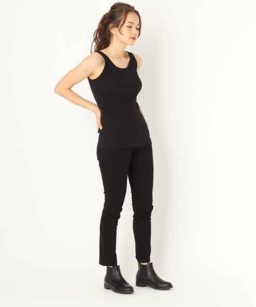 niko and...（ニコアンド）の「オリジナルテレコタンクトップ（タンクトップ・レディース・グレー/オフホワイト/ブラック/アイボリー/ラベンダー・SMALL/MEDIUM/LARGE）」の10枚目の写真