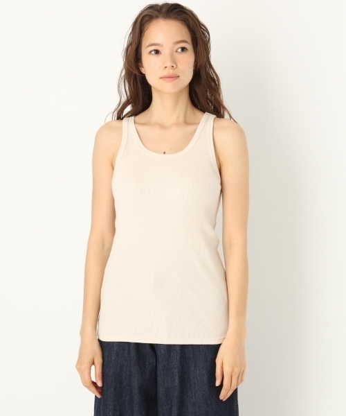 niko and...（ニコアンド）の「オリジナルテレコタンクトップ（タンクトップ・レディース・グレー/オフホワイト/ブラック/アイボリー/ラベンダー・SMALL/MEDIUM/LARGE）」の12枚目の写真