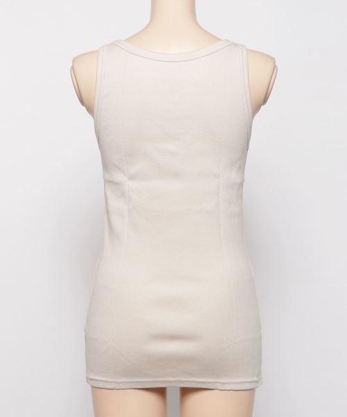 niko and...（ニコアンド）の「オリジナルテレコタンクトップ（タンクトップ・レディース・グレー/オフホワイト/ブラック/アイボリー/ラベンダー・SMALL/MEDIUM/LARGE）」の7枚目の写真