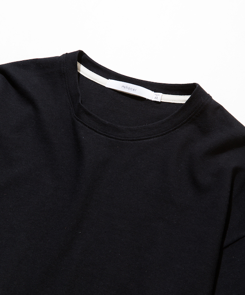rehacer(レアセル)の「rehacer : Fake Layered Wide CS / フェイクレイヤード ワイド カットソー(Tシャツ/カットソー・メンズ・ブラック/グレー/グリーン・LARGE/MEDIUM/SMALL)」の14枚目の写真