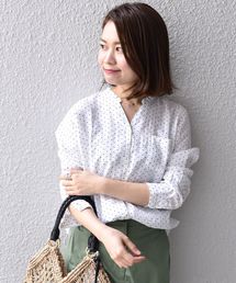 SHIPS Days（シップスデイズ）の「SHIPS Days STANDARD:スキッパードットシャツ◆（シャツ/ブラウス）」