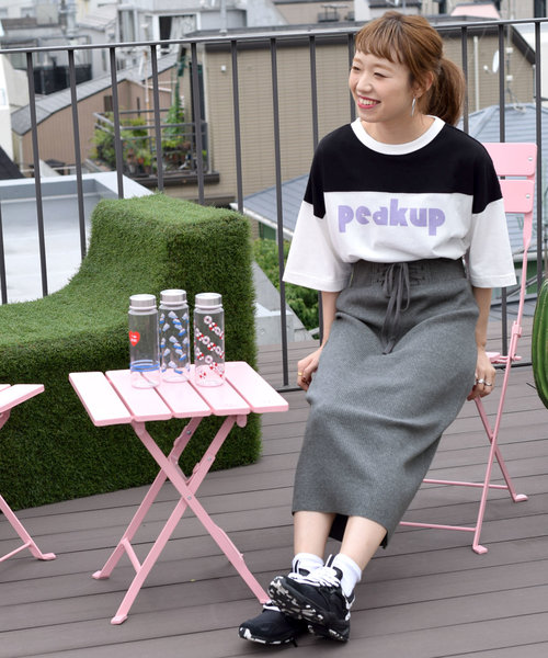 w closet(ダブルクローゼット)の「レースアップスカート_(スカート・レディース・グレー/アイボリー/スミクロ/ライトグレー/ブラウン/ダークグレー・FREE)」の8枚目の写真