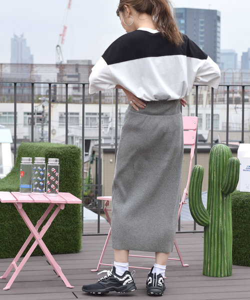 w closet(ダブルクローゼット)の「レースアップスカート_(スカート・レディース・グレー/アイボリー/スミクロ/ライトグレー/ブラウン/ダークグレー・FREE)」の10枚目の写真