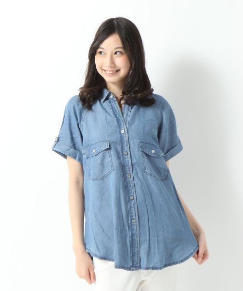 TORYBURCH デニム 半袖チュニック TORYBURCH デニム 半袖チュニック