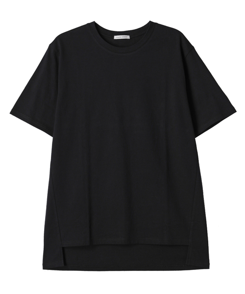 CLANE(クラネ)の「アンイーブンTシャツ(Tシャツ/カットソー・メンズ・ホワイト/ブラック/ベージュ/レッド・1/2)」の3枚目の写真