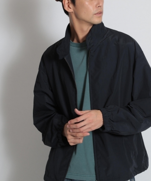 niko and...（ニコアンド）の「ナイロンワッシャーブルゾン（ブルゾン・メンズ・ベージュ/ネイビー・LARGE/MEDIUM）」の5枚目の写真