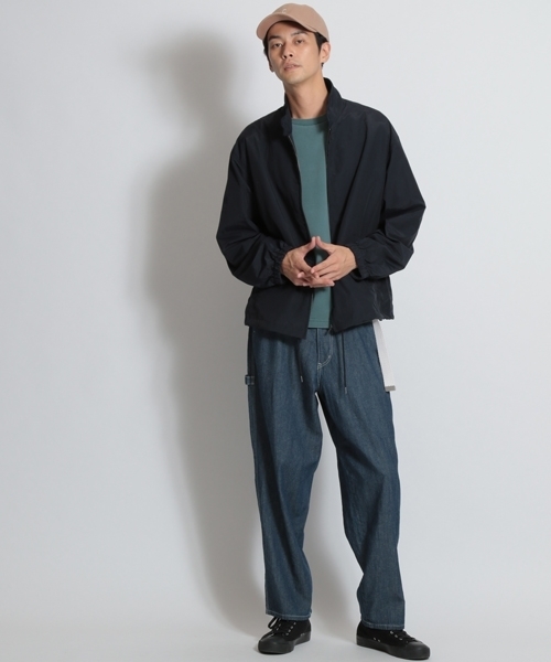 niko and...（ニコアンド）の「ナイロンワッシャーブルゾン（ブルゾン・メンズ・ベージュ/ネイビー・LARGE/MEDIUM）」の6枚目の写真