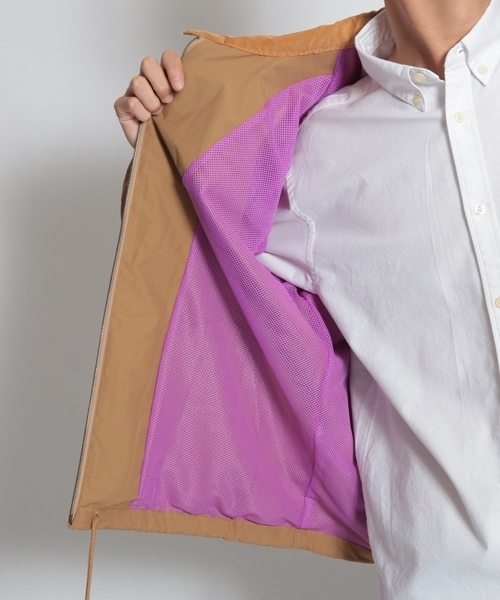 niko and...（ニコアンド）の「ナイロンワッシャーブルゾン（ブルゾン・メンズ・ベージュ/ネイビー・LARGE/MEDIUM）」の15枚目の写真