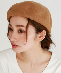 Luz Llena | [ウール混]フェルトベレー帽(ハンチング/ベレー帽)