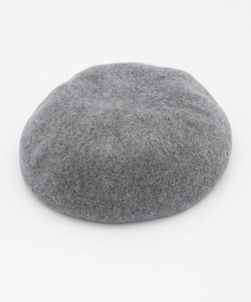 Luz Llena（ラズレナ）の「[ウール混]フェルトベレー帽（ハンチング/ベレー帽・レディース・ブラック/グレー/キャメル・ﾌﾘ-）」の7枚目の写真