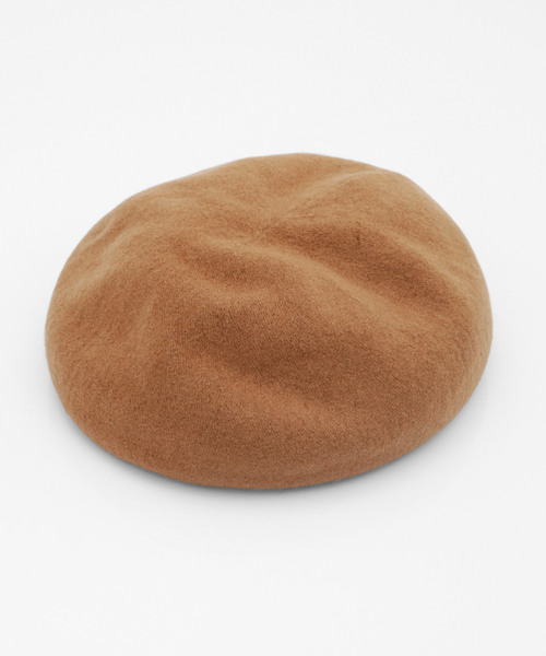 Luz Llena（ラズレナ）の「[ウール混]フェルトベレー帽（ハンチング/ベレー帽・レディース・ブラック/グレー/キャメル・ﾌﾘ-）」の8枚目の写真