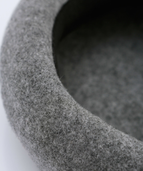 Luz Llena（ラズレナ）の「[ウール混]フェルトベレー帽（ハンチング/ベレー帽・レディース・ブラック/グレー/キャメル・ﾌﾘ-）」の10枚目の写真