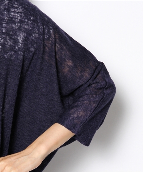 Soareak(ソアリーク)の「ショールカラードルマンカーディガン(カーディガン/ボレロ・レディース・ネイビー/グレー/ベージュ・MEDIUM)」の8枚目の写真