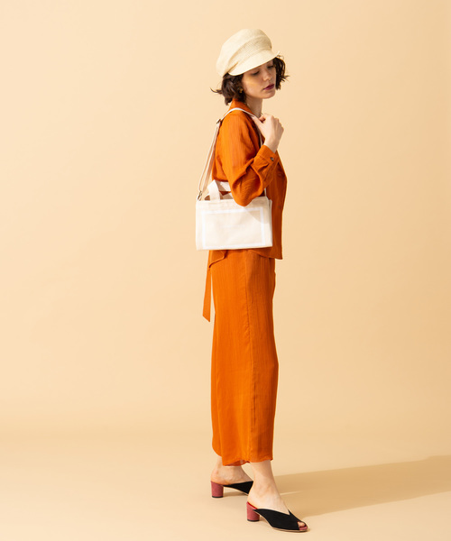 LAYMEE（レイミー）の「LAYMEE 2way cotton bag / 2WAYコットン ショルダーバッグ トートバッグ（ショルダーバッグ・レディース・ホワイト/ブラック・FREE）」の10枚目の写真