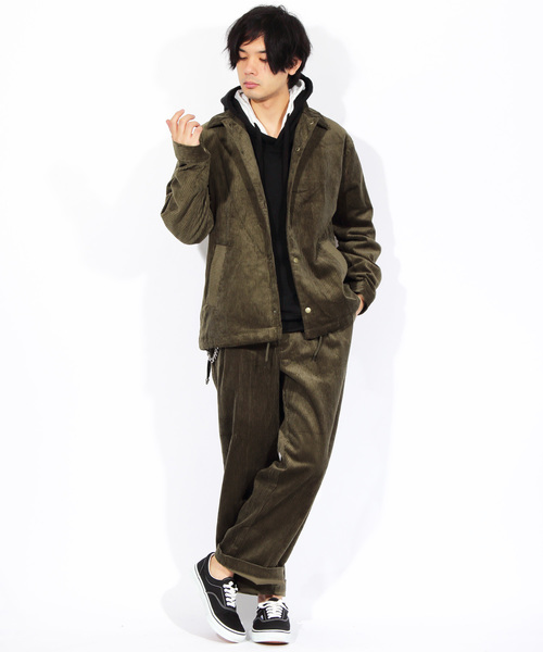 ８(eight)（エイト）の「コーデュロイ ワイドパンツ バギーパンツ（その他パンツ・メンズ・ブラック/ベージュ/ブラウン・MEDIUM/LARGE/X-LARGE）」の17枚目の写真