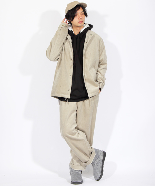 ８(eight)（エイト）の「コーデュロイ ワイドパンツ バギーパンツ（その他パンツ・メンズ・ブラック/ベージュ/ブラウン・MEDIUM/LARGE/X-LARGE）」の22枚目の写真