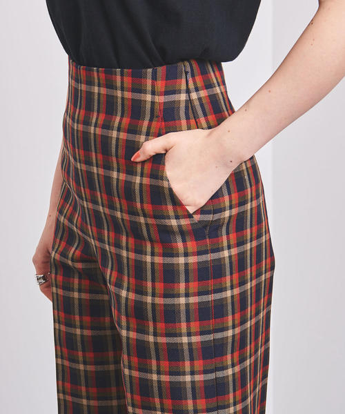 UNITED ARROWS（ユナイテッドアローズ）の「UWSC ハイウエスト ワイドパンツ②（その他パンツ・レディース・その他7/ベージュ/ネイビー/その他2・38/36/34）」の18枚目の写真