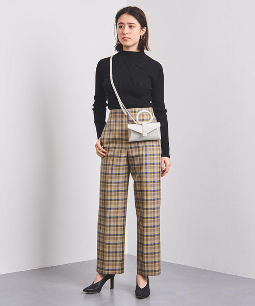 UNITED ARROWS（ユナイテッドアローズ）の「UWSC ハイウエスト ワイドパンツ②（その他パンツ・レディース・その他7/ベージュ/ネイビー/その他2・38/36/34）」の14枚目の写真