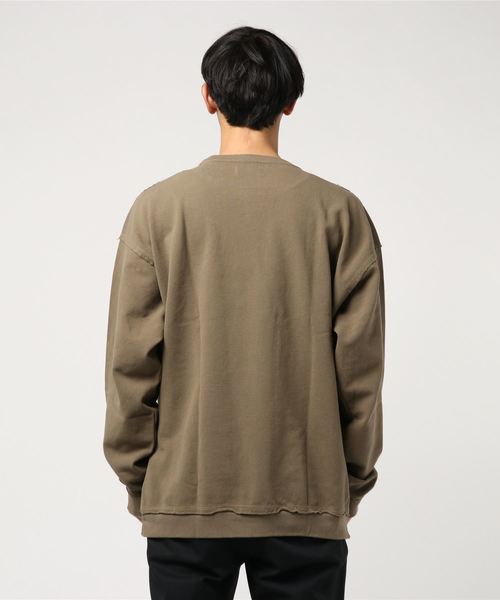 marka（マーカ）の「【marka】CUT/OFF CREW NECK（Tシャツ/カットソー・メンズ・ベージュ/ブラック/グレー/ホワイト・1/2）」の5枚目の写真