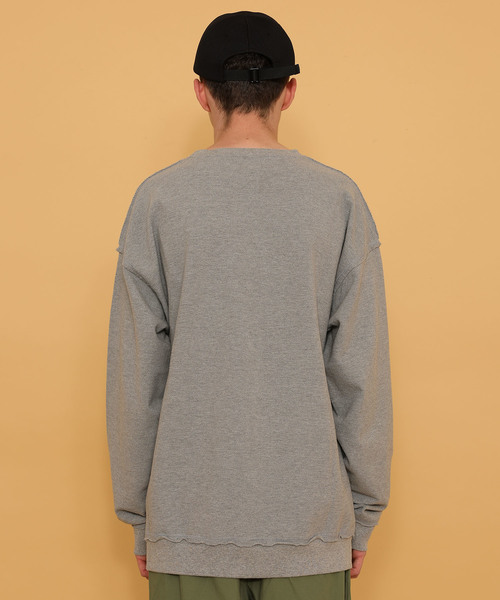 marka（マーカ）の「【marka】CUT/OFF CREW NECK（Tシャツ/カットソー・メンズ・ベージュ/ブラック/グレー/ホワイト・1/2）」の11枚目の写真