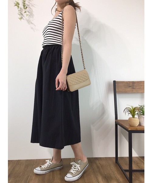 CLEA（クレア）の「キルティングチェーン ミニショルダーバッグ（ショルダーバッグ・レディース・アイボリー/ベージュ/ブラック・FREE）」の8枚目の写真