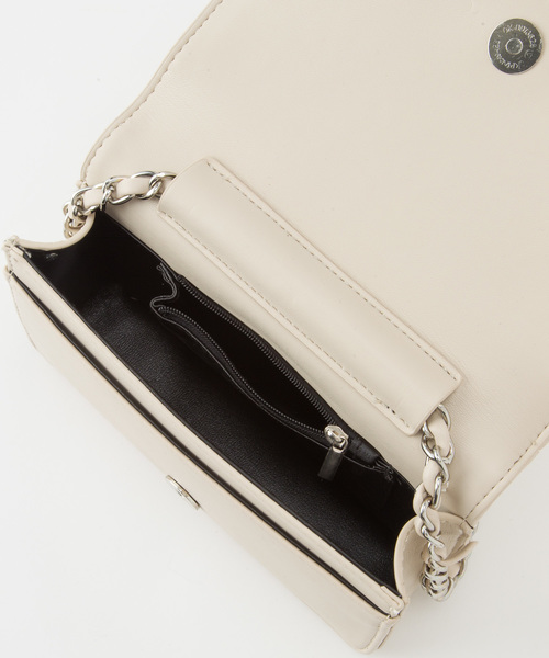 CLEA（クレア）の「キルティングチェーン ミニショルダーバッグ（ショルダーバッグ・レディース・アイボリー/ベージュ/ブラック・FREE）」の19枚目の写真