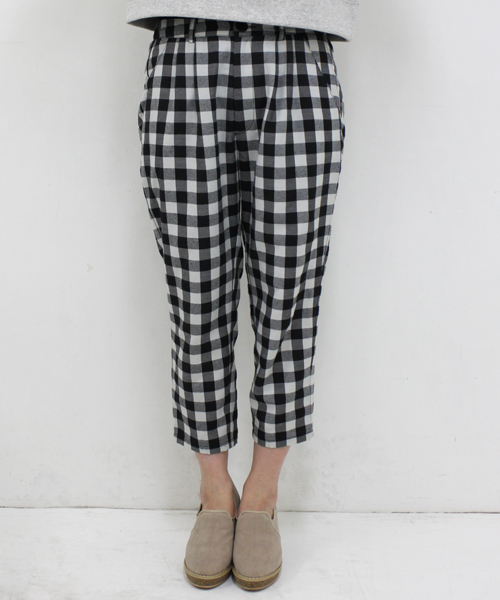 mystic（ミスティック）の「ブロックチェックパンツ（その他パンツ・レディース・ブラック/ブルー/ネイビー・ﾌﾘ-）」の6枚目の写真