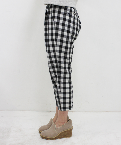 mystic（ミスティック）の「ブロックチェックパンツ（その他パンツ・レディース・ブラック/ブルー/ネイビー・ﾌﾘ-）」の5枚目の写真