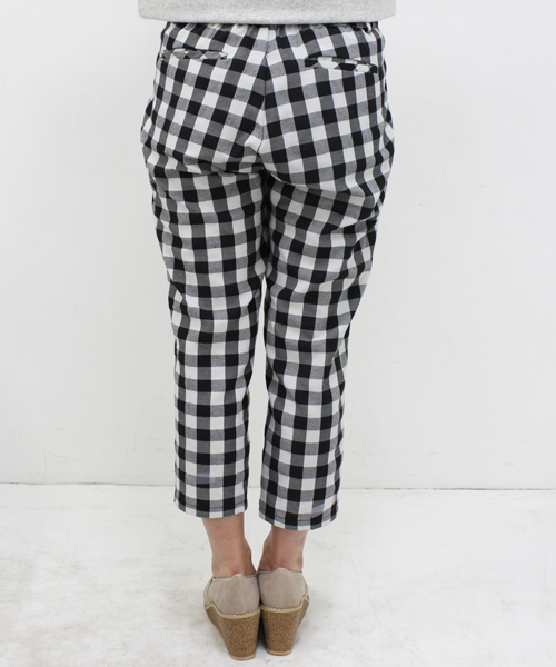 mystic（ミスティック）の「ブロックチェックパンツ（その他パンツ・レディース・ブラック/ブルー/ネイビー・ﾌﾘ-）」の4枚目の写真