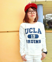AVIREX | avirex(アビレックス)　レディース/　七分袖　フットボールTシャツ　"UCLA"19(Tシャツ/カットソー)
