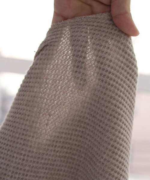 antiqua(アンティカ)の「ワッフルヘンリートップス(Tシャツ/カットソー・レディース・ブラック/ベージュ/オフホワイト/グレー系その他・FREE)」の8枚目の写真