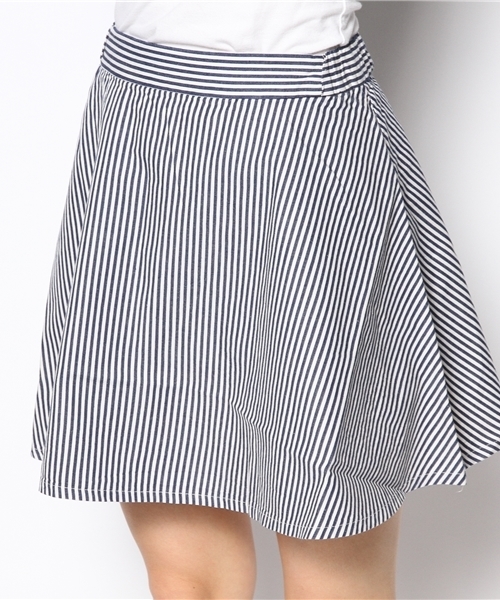 WEGO（ウィゴー）の「WEGO/サスツキフレアスカート（スカート・レディース・ホワイト/インディゴブルー/レッド系その他/ストライプ・FREE）」の14枚目の写真