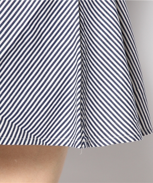 WEGO（ウィゴー）の「WEGO/サスツキフレアスカート（スカート・レディース・ホワイト/インディゴブルー/レッド系その他/ストライプ・FREE）」の6枚目の写真