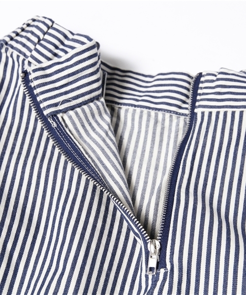 WEGO（ウィゴー）の「WEGO/サスツキフレアスカート（スカート・レディース・ホワイト/インディゴブルー/レッド系その他/ストライプ・FREE）」の7枚目の写真