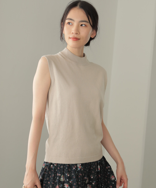 未使用品　Sov. ニット アメリカンノースリーブニット AMERICAN HOLIC（アメリカンホリック）の「ミニハイネック