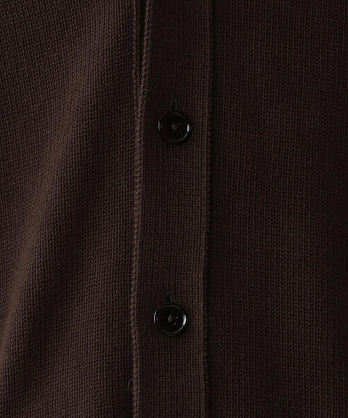 Steven Alan（スティーブンアラン）の「＜Steven Alan＞ CORD COTTON V-NECK SHORT CARDIGAN-BOLD/カーディガン（カーディガン/ボレロ・メンズ・オフホワイト/ダークブラウン・X-LARGE/SMALL/LARGE/MEDIUM）」の12枚目の写真