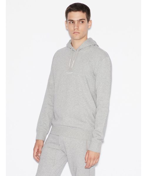 ARMANI EXCHANGE(アルマーニエクスチェンジ)の「【A|Xアルマーニ エクスチェンジ】フロント&バックロゴ スウェットパーカ(パーカー・メンズ・グレー/ブラック・SMALL/MEDIUM/LARGE/X-LARGE/X-SMALL)」の6枚目の写真