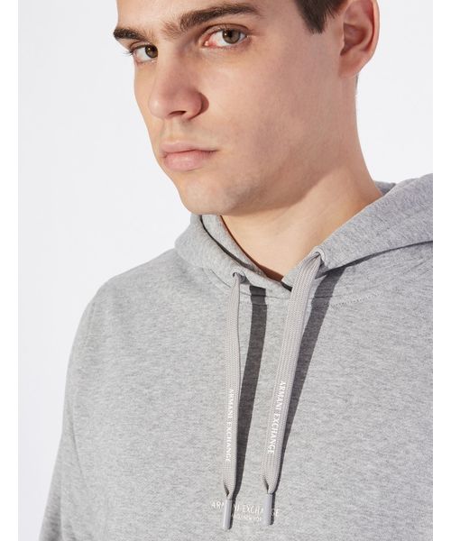 ARMANI EXCHANGE(アルマーニエクスチェンジ)の「【A|Xアルマーニ エクスチェンジ】フロント&バックロゴ スウェットパーカ(パーカー・メンズ・グレー/ブラック・SMALL/MEDIUM/LARGE/X-LARGE/X-SMALL)」の10枚目の写真