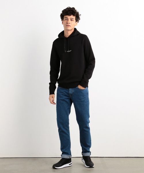 ARMANI EXCHANGE(アルマーニエクスチェンジ)の「【A|Xアルマーニ エクスチェンジ】フロント&バックロゴ スウェットパーカ(パーカー・メンズ・グレー/ブラック・SMALL/MEDIUM/LARGE/X-LARGE/X-SMALL)」の9枚目の写真