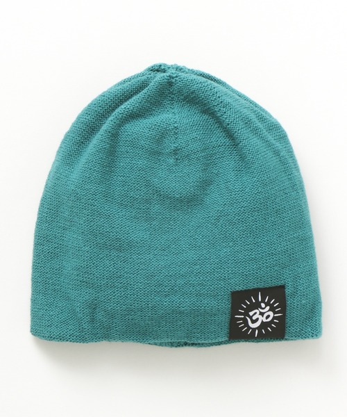 チャイハネ（チャイハネ）の「【チャイハネ】オームラベルニットキャップ（ニットキャップ/ビーニー・メンズ・ホワイト/ブラック/パープル/ブラウン/グリーン/マスタード/ネイビー/ベージュ/ターコイズブルー/グレー/キャメル・FREE）」の8枚目の写真