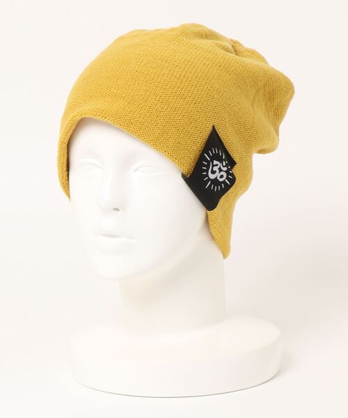 チャイハネ（チャイハネ）の「【チャイハネ】オームラベルニットキャップ（ニットキャップ/ビーニー・メンズ・ホワイト/ブラック/パープル/ブラウン/グリーン/マスタード/ネイビー/ベージュ/ターコイズブルー/グレー/キャメル・FREE）」の19枚目の写真