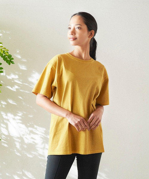 Good On(グッドオン)の「GOOD ON S/S CREW NECK T-SHIRTS B (グッドオン クルーネック Tシャツ)(Tシャツ/カットソー・メンズ・パープル/ミント/イエロー/バイオレット・L/XL/S/M)」の6枚目の写真